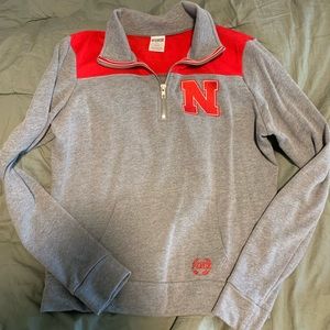 Pink Nebraska sweater